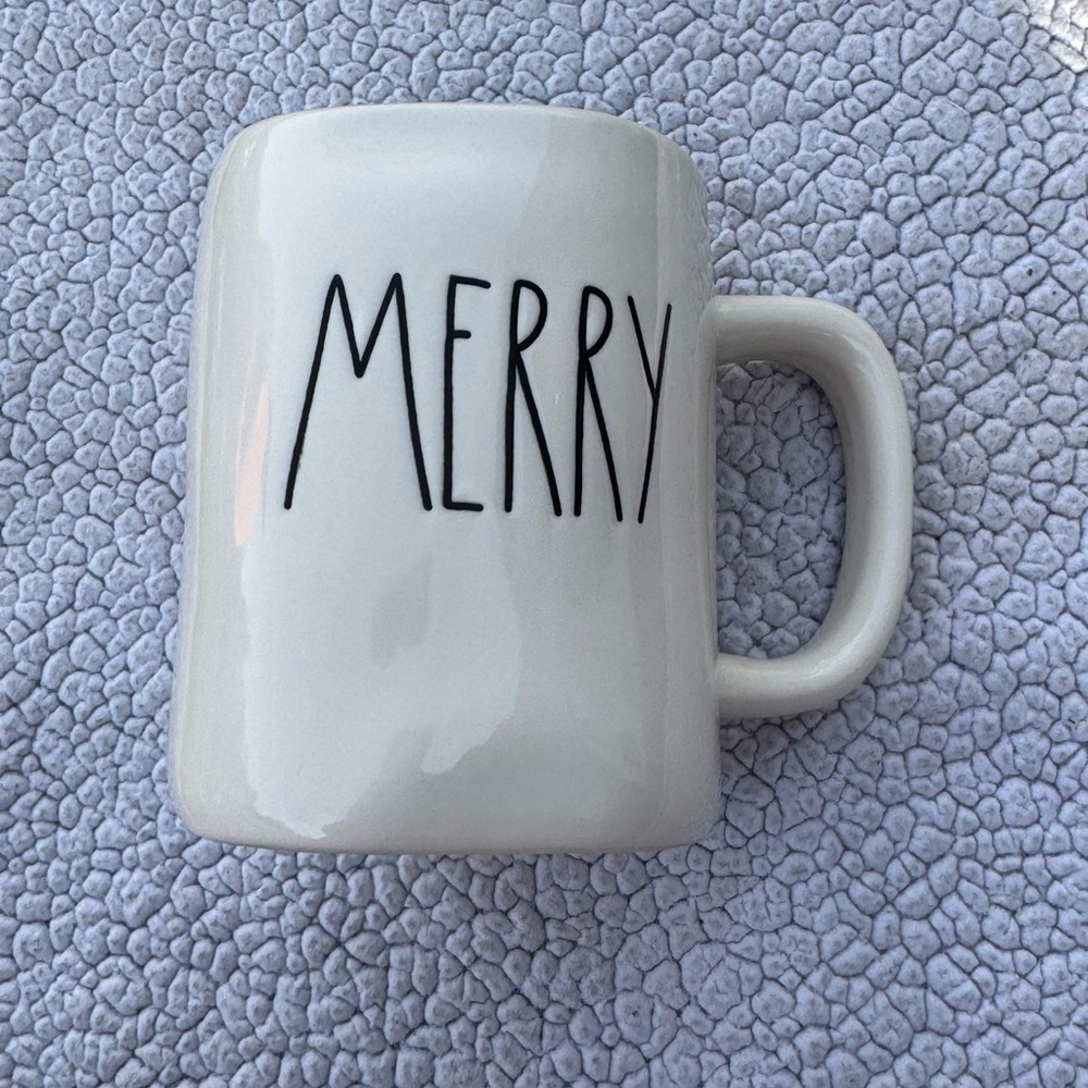 Rae Dunn Merry Cream Mug
